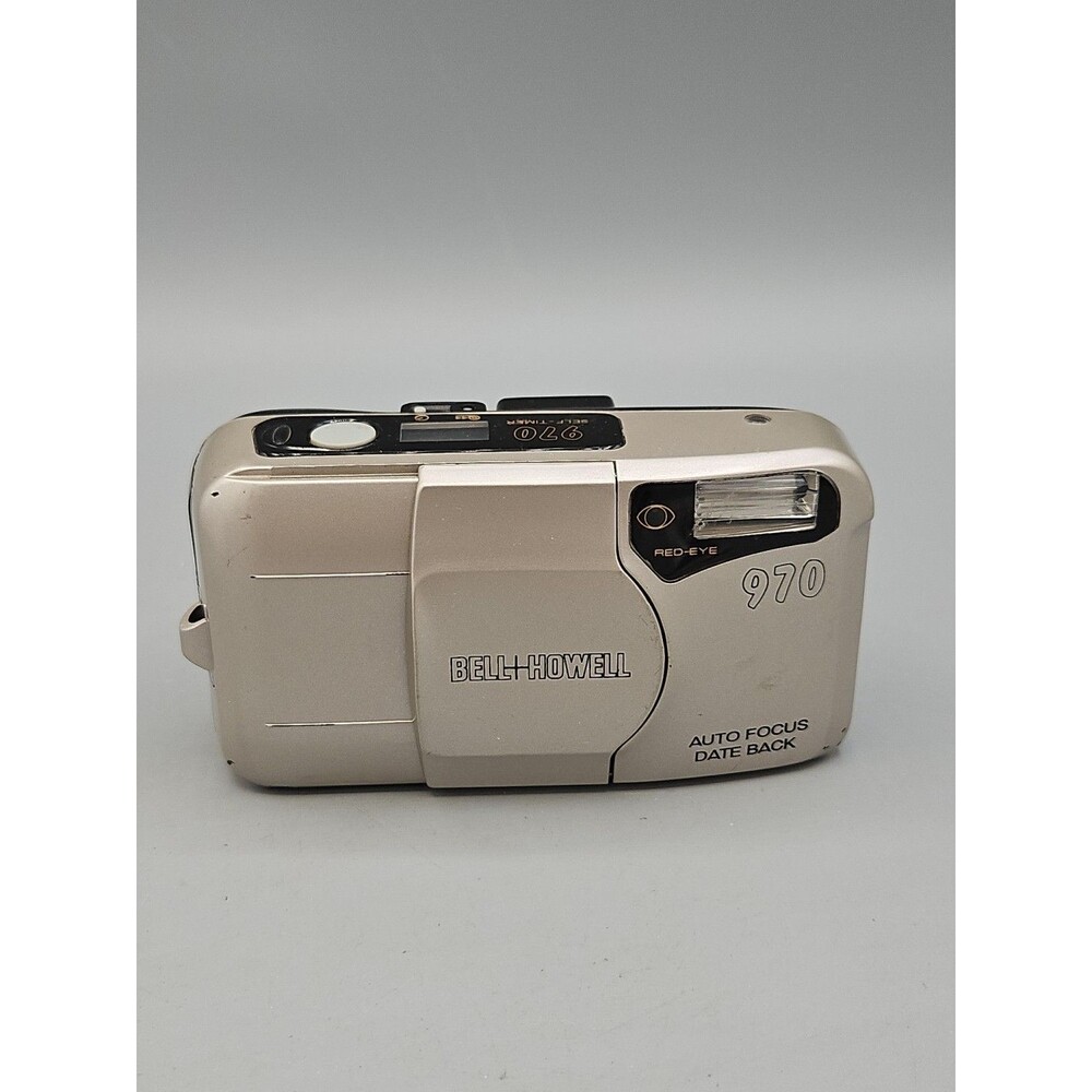 BELL + HOWELL 970 Auto Focus Date Back Red-Eye Point and Shoot Film Camera
